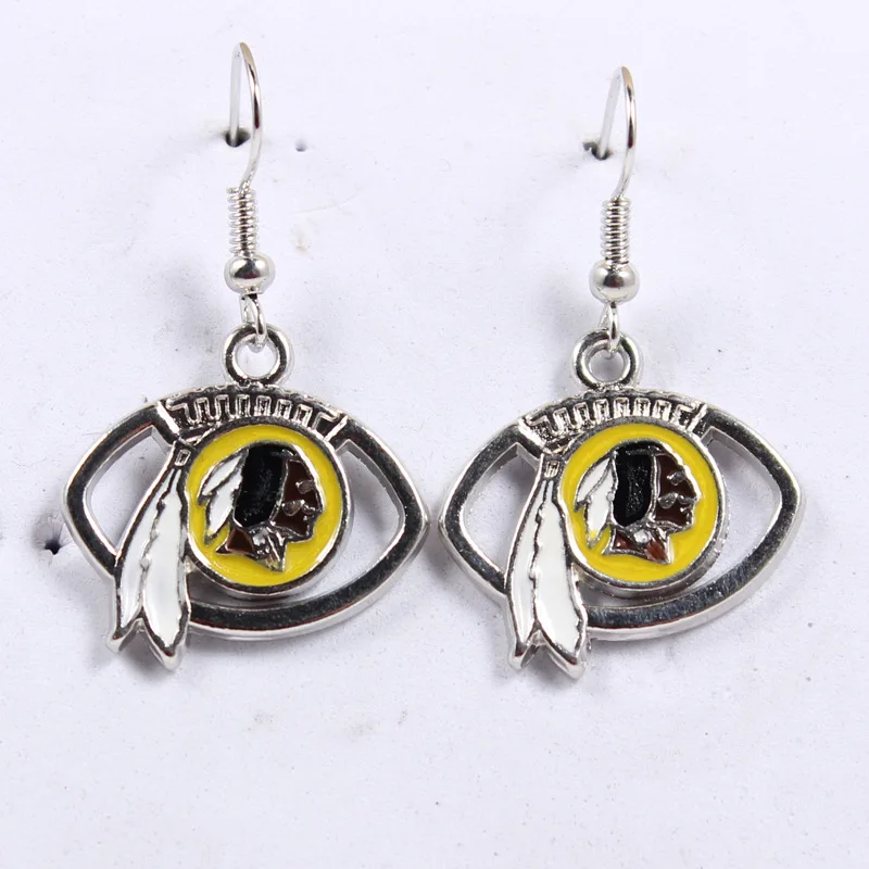 Wholesale Custom Philadelphia Eagles Football Team logo pendant earrings