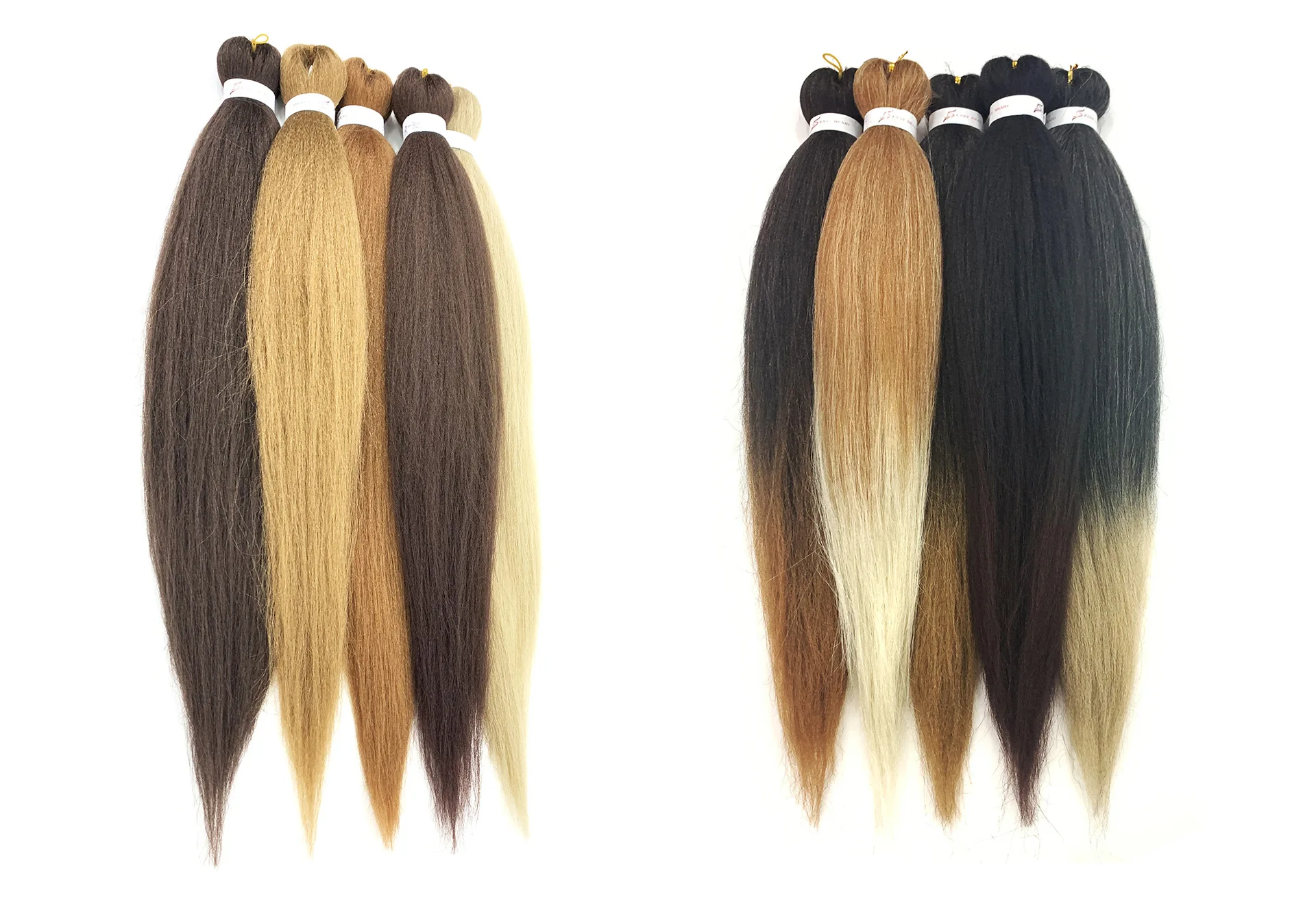
TKL wholesale cheap synthetic ombre expression pre stretched braiding for black women 