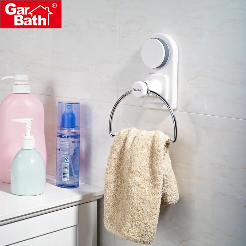 Customized Dishcloth Hanger Bathroom Shower Hand Towel Hanger Vacuum Suction Cup Towel Ring
