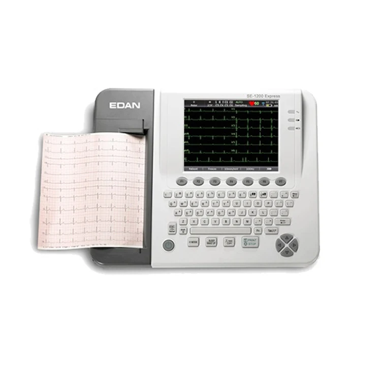 EDAN SE-1200 Экспресс 12-канальный электрокардиограф многоканальный Цифровой Электрокардиограф применения в домашних условиях