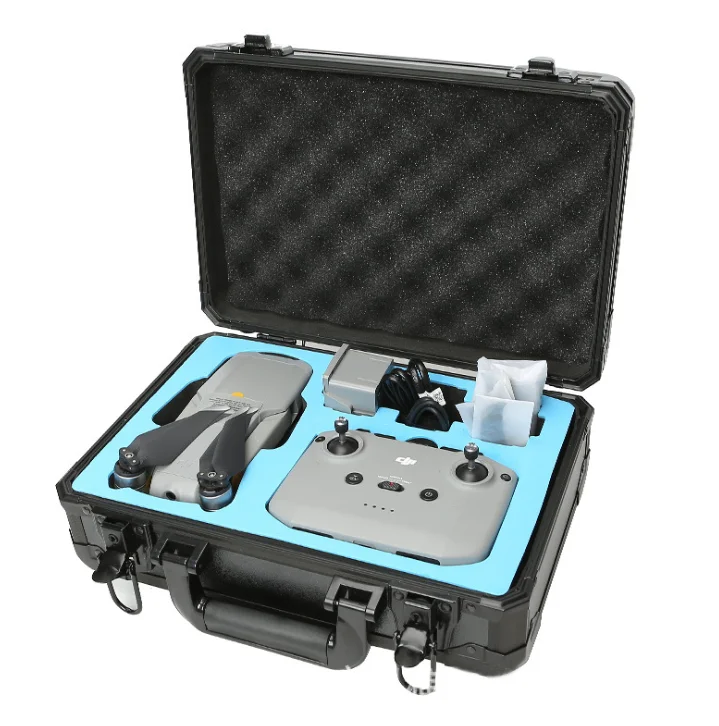 Custom hard carry Dji tello aluminum drone case with EVA foam