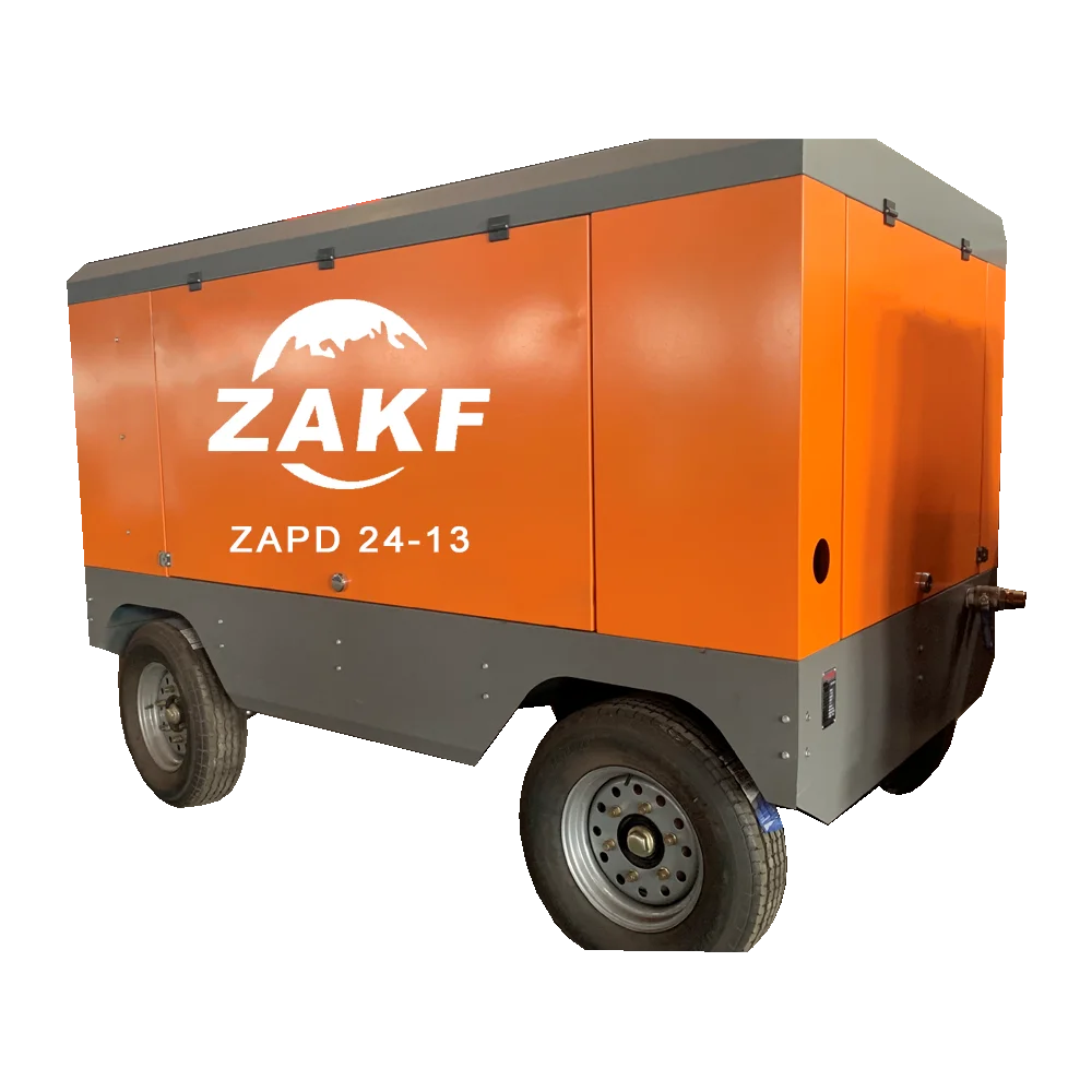 848CFM 13bar 194kw YUCHAI дизельный двигатель портативный воздушный компрессор мобильный дизельный компрессор