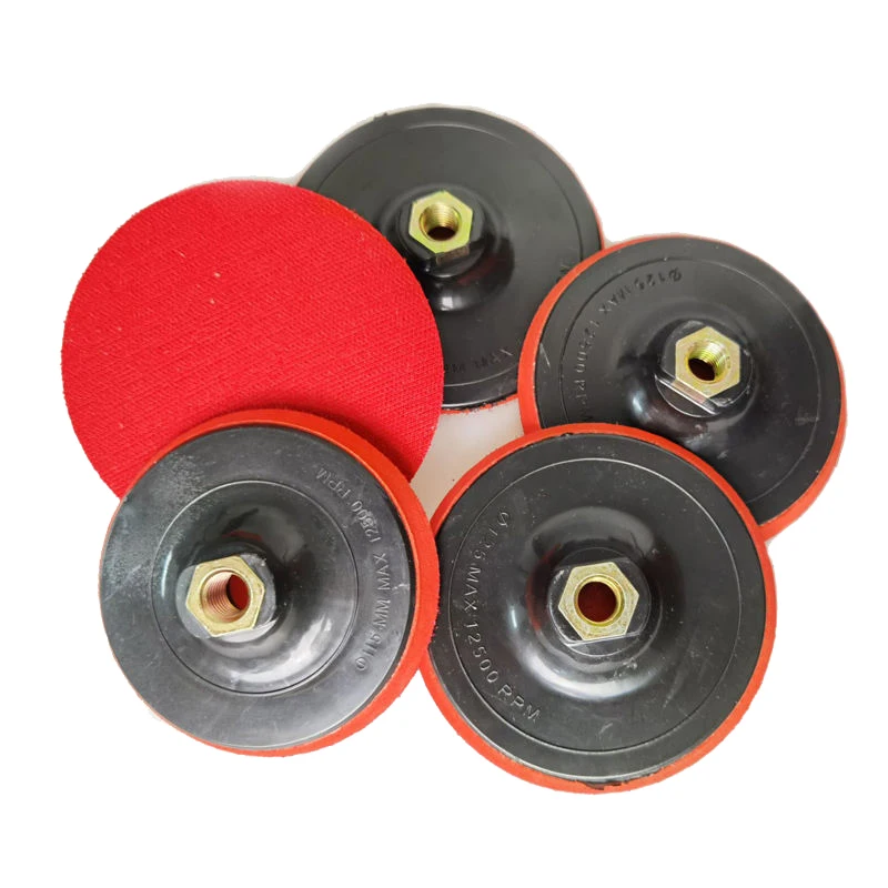 Hex Shank Rubber Plastic Backing Pad EVA Foam Polishing Pad Back Holder for Buffing Pads