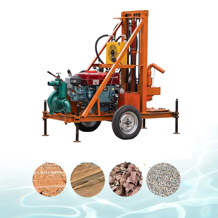 Hot Selling 180 Meter Multifunction Mine Drilling Rig Rotary Borehole Water Well Drilling Rig Machine