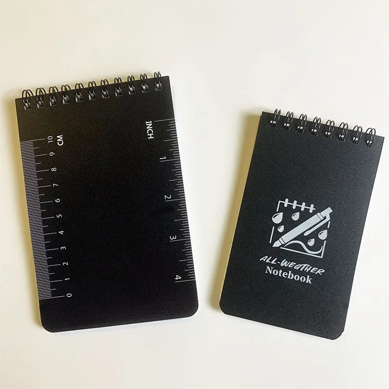 Writing in the Rain Luxury Custom Meeting A7 Work Waterproof Stone Paper Jotter Notepad With PP Cover Spiral Bound Notebook