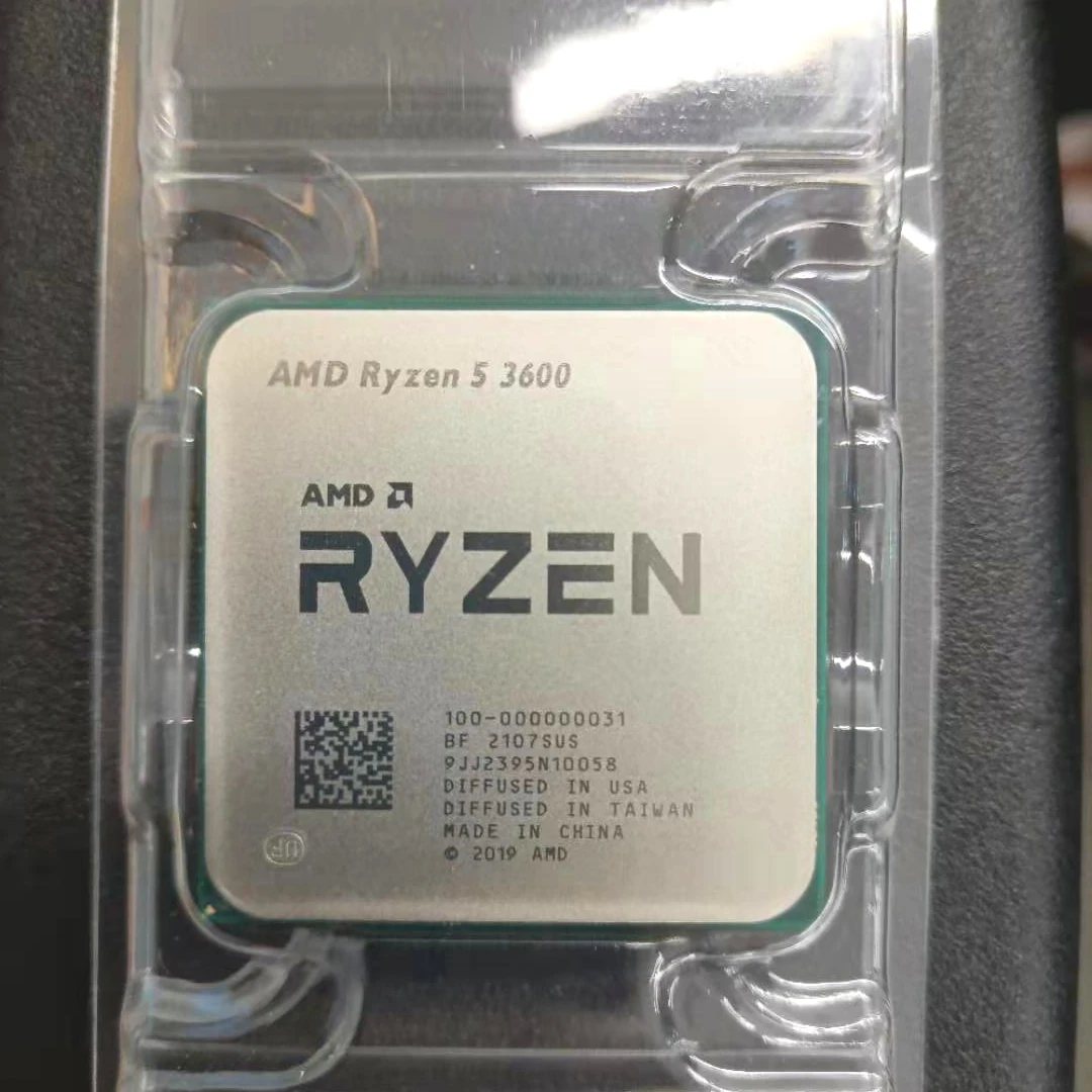 RYZE 5 7 2700 3500X 3600 3600X 3700X Server Chip 3.4 3.6GHZ 4 6 Cores 65W AM4 Tray CPU Computer PC Accessories AMD