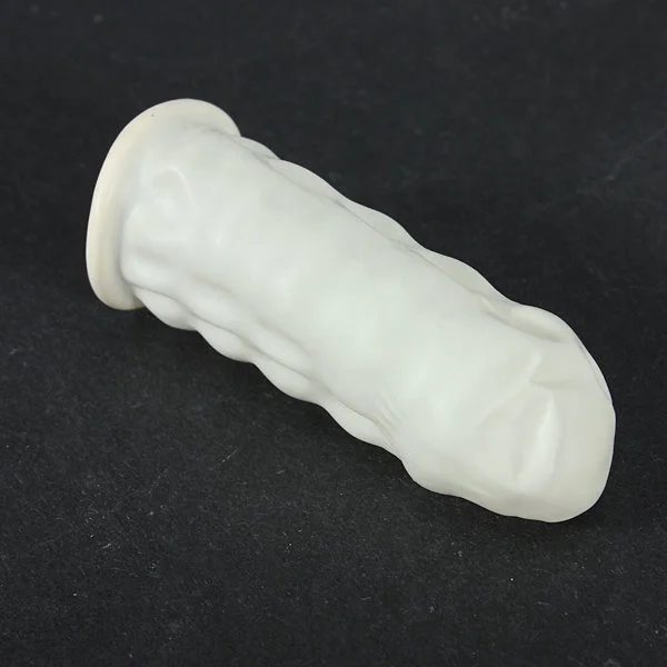 100Pcs Nail Art Latex Rubber Finger Cots Protector Gloves Powder