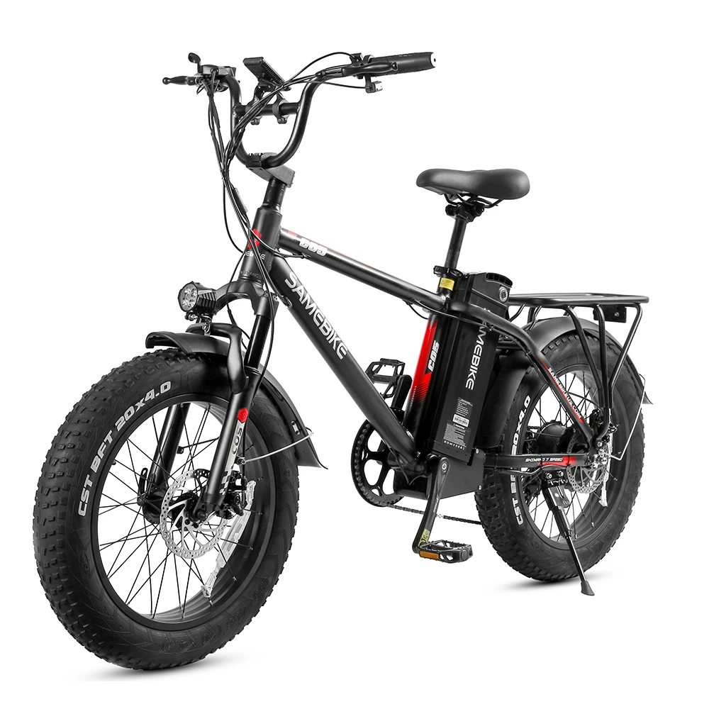 Фабрика SAMEBIKE, 48 В, 13Ah, литиевая батарея, 7 скоростей, толстые шины, ободок, 750 Вт, Электрический горный велосипед