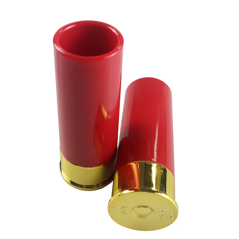 12 Gauge custom cheap Wholesale Mini Liquor shell Shot Bullet Glass Cup