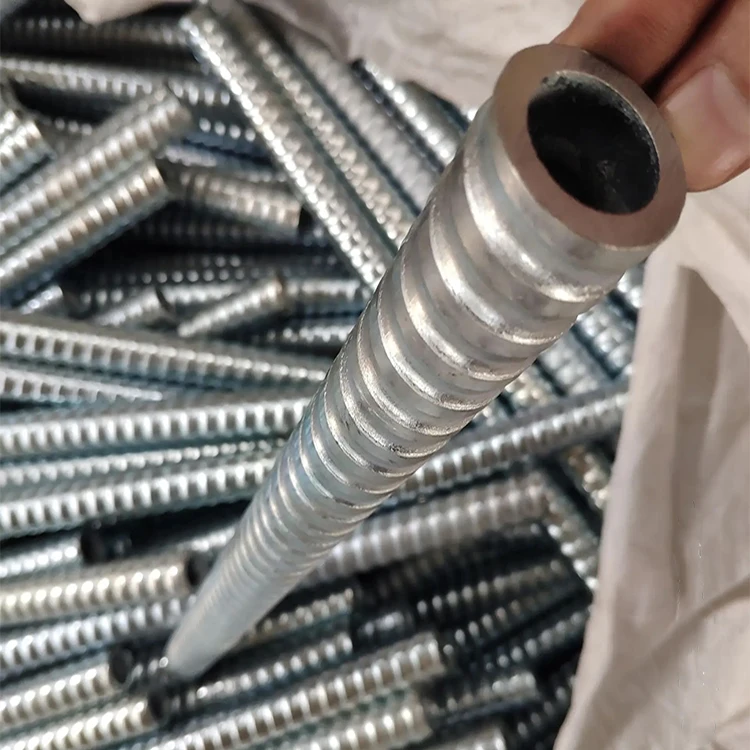 R32 t40 anchor rods mining rock drilling tools self drilling anchor bar for tunnel