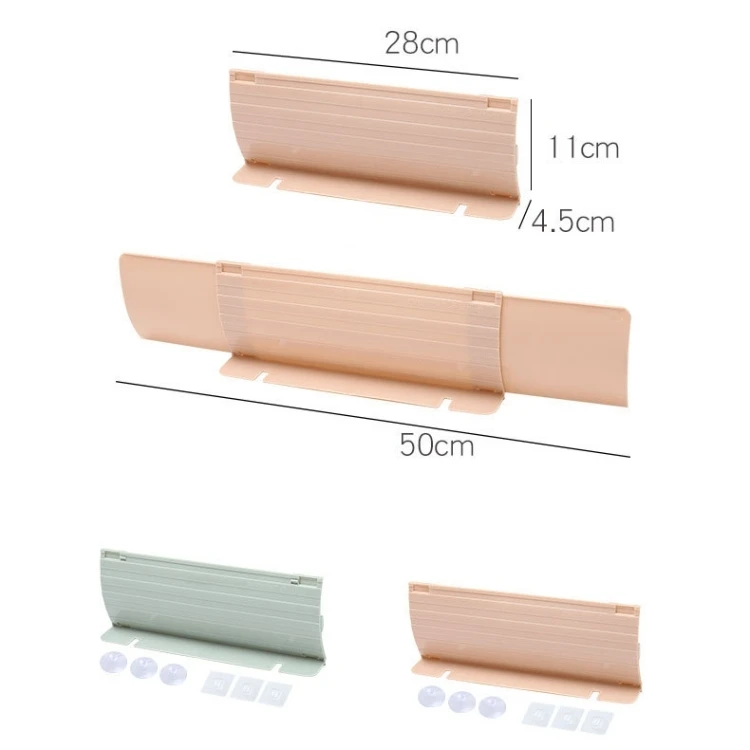 Adjustable Kitchen Sink Splash Guard Kitchen Countertop Reusable Heightenin Bar Water Baffle Plate Splash Sink Guard Baffle