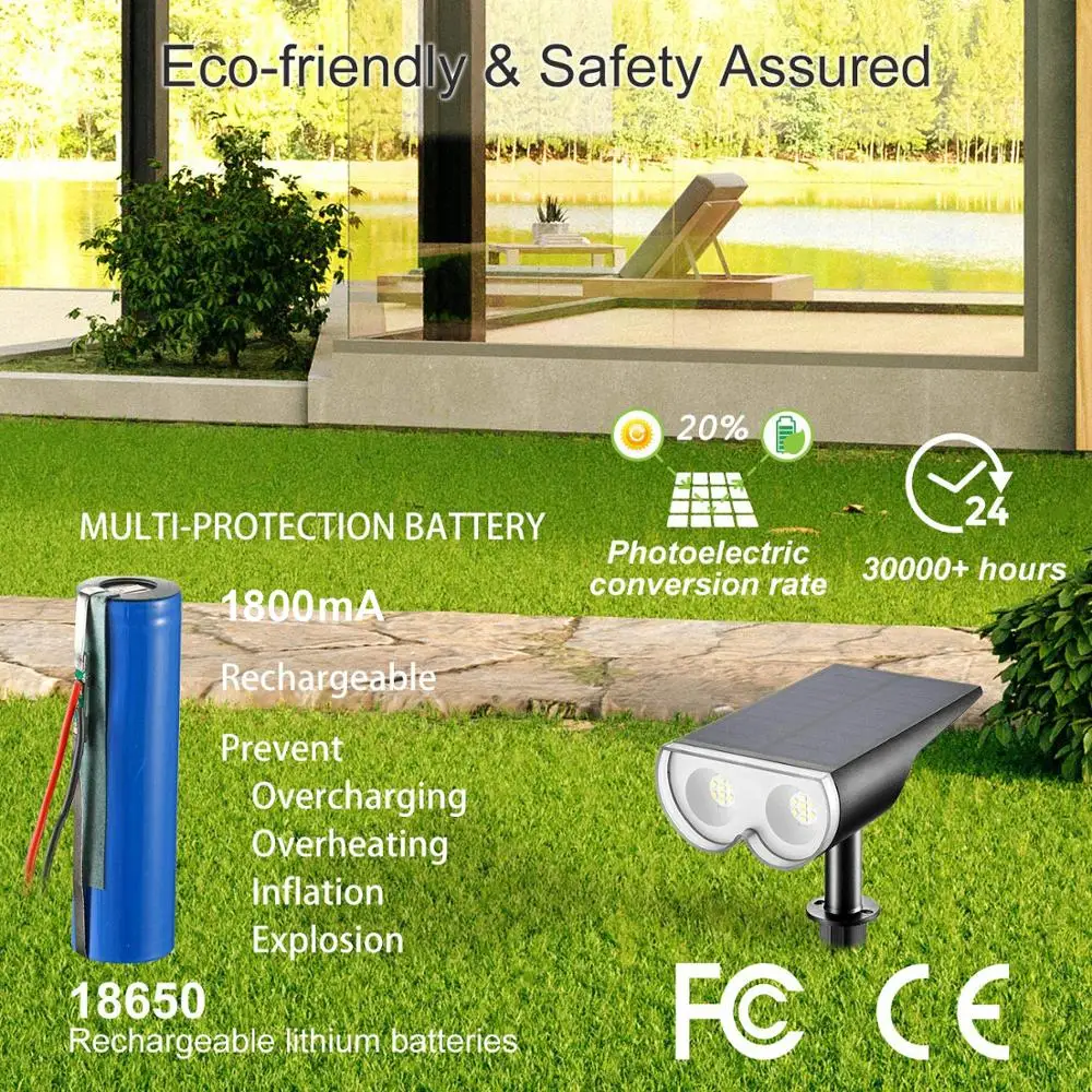 Manufacture IP67 Waterproof Outdoor Solar Power Sensor LED Landscape Garden Pathway Lights Pathway Solar Lights Lawn Lamp