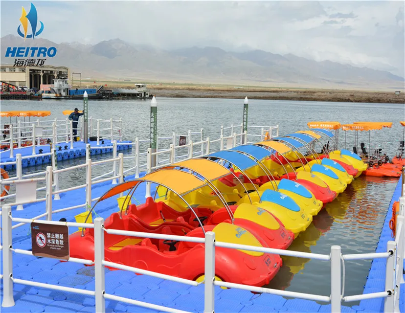 aquatic sport water play equipment pedalo water bike pedal boat/electric motor boat for4- 5person