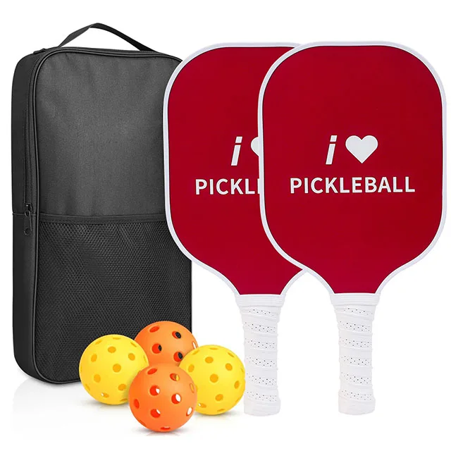 Fiberglass Pickleball Racket Set PP Honeycomb Pickleball Paddles