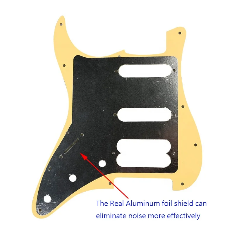 Pleroo Guitar Accessories Stratocaster Player Humbucker Standard ST HSS Guitar Scratch Plate pickguard for Fender