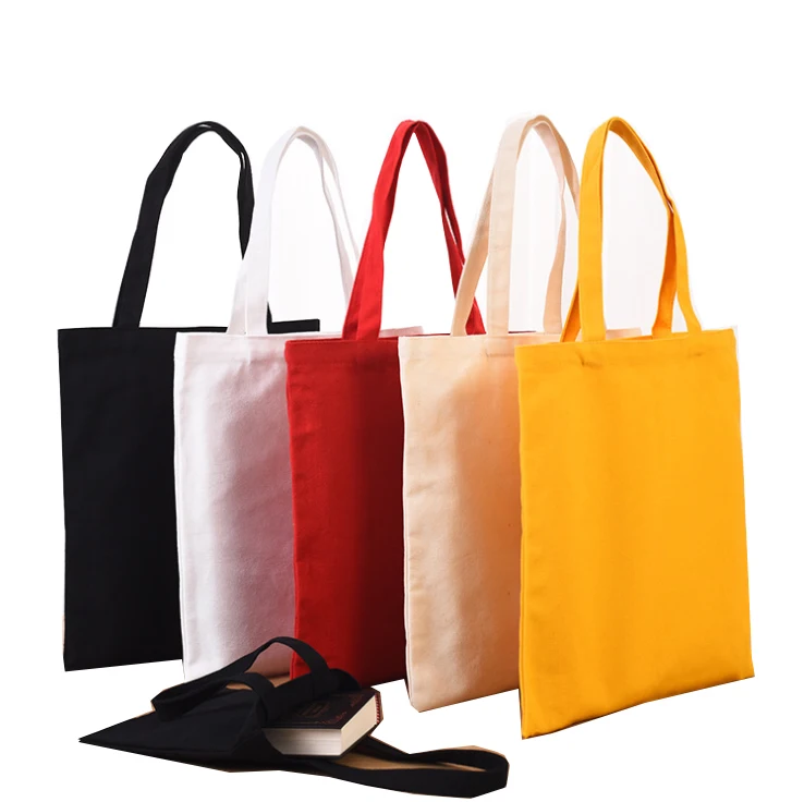 
8oz 10oz 12oz Custom Logo Promotional Tote Shopping Bag Canvas Organic Cotton Bags 