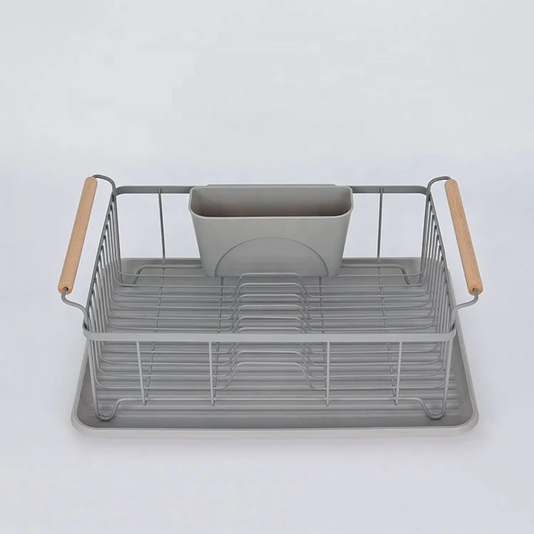 Dish Drying Rack , Collection Dish Drainer Drain Board and Utensil Holder