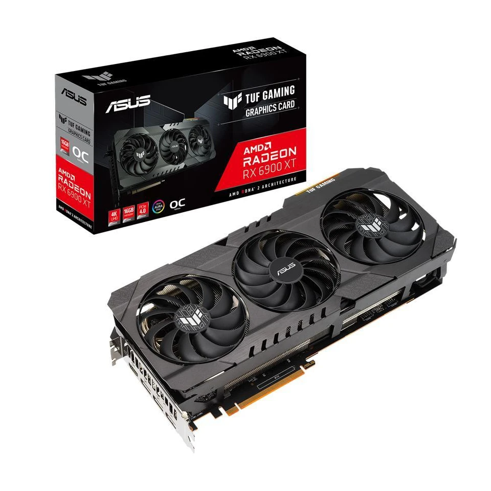 GPU AMD TUF Gaming Radeon RX 6900 XT 16GB GDDR6 PCI Express 4.0 Card Gpu CrossFireX Support Gpu Mining Card