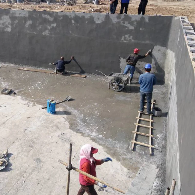 Водонепроницаемый цементный кристаллический бетонный гидроизоляционный материал для подвальных тональных туннелей