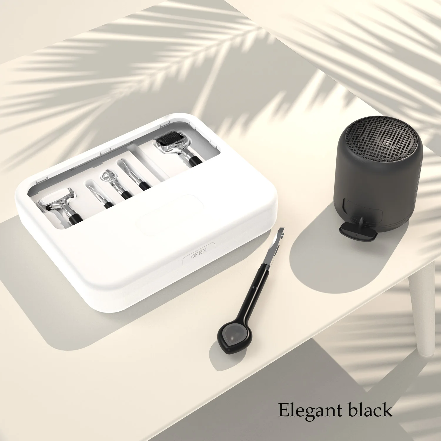 Portable Multifunctional 6-in-1 Beauty Tool Kit 540 Derma Roller & Ice Roller Facial Skin Rejuvenation Removal Handheld Home Use