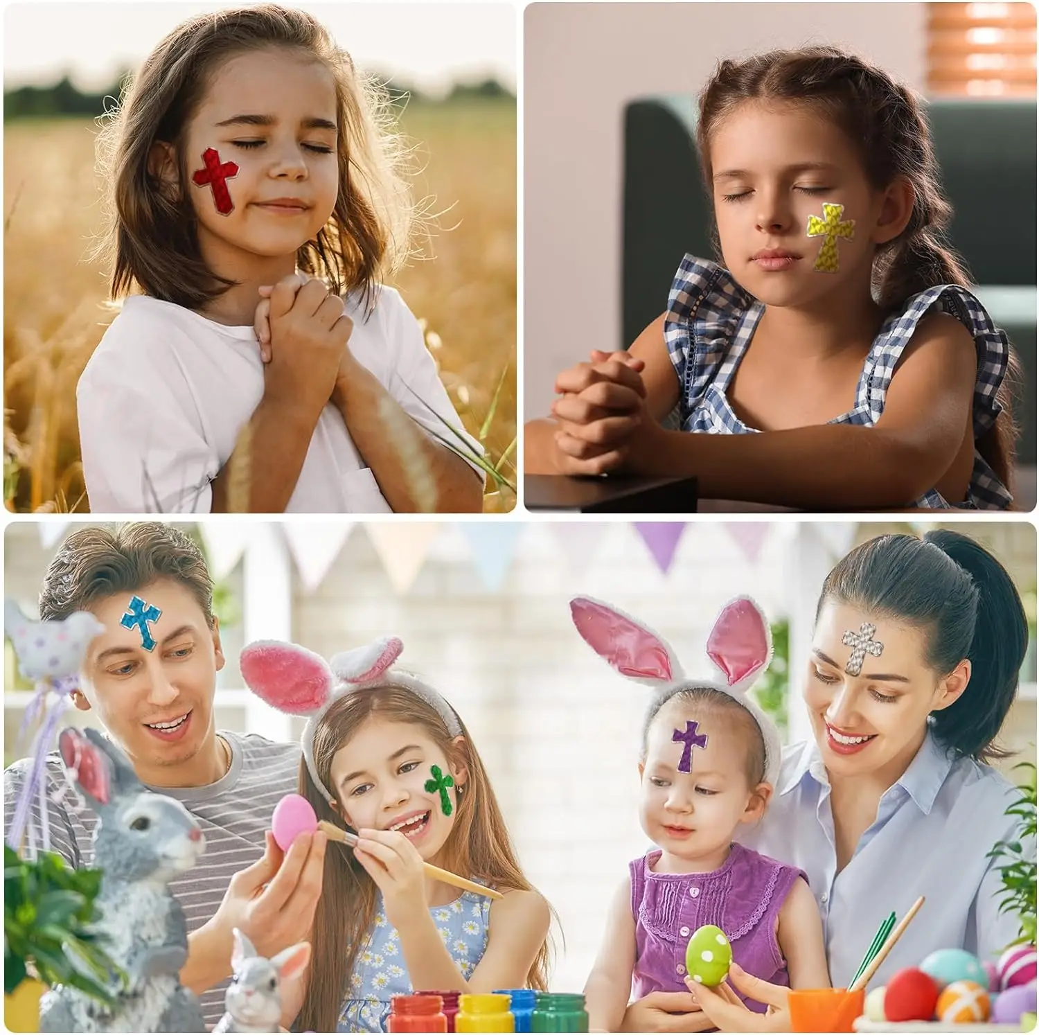 Наклейки с крестом