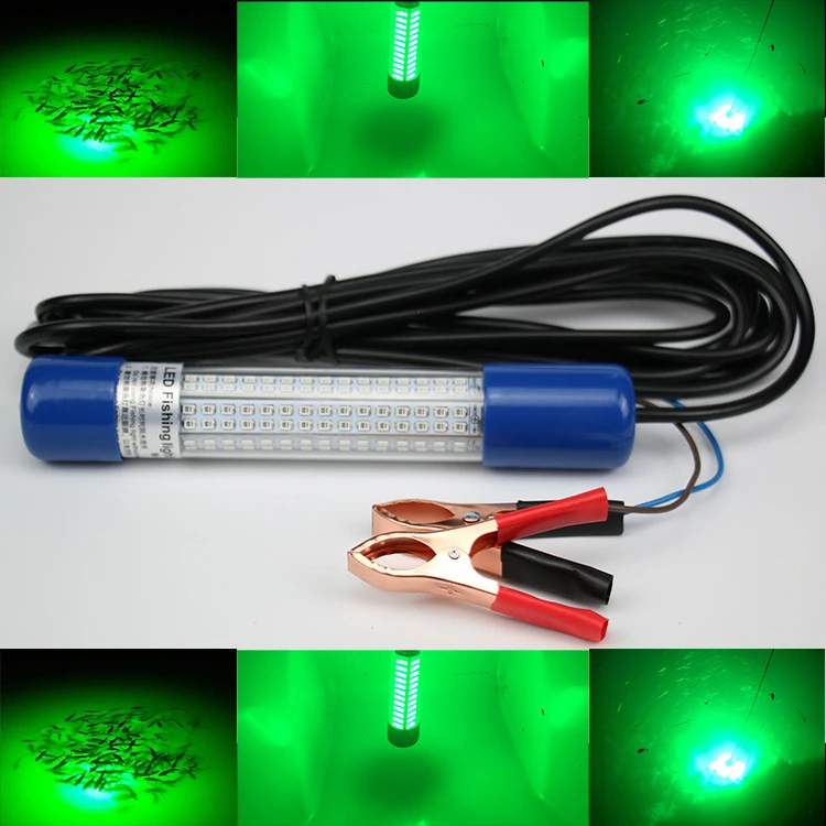 Fishing Light 30W Attracting Fish Lamps Yacht Reservoir Fancier Lake Bay Gather Yellow Green Lighting
