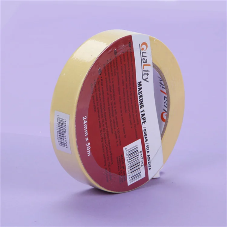 high quality painter masking tape no residual masking paper tape 1/2'   1-1/2' and 1inch 2inch  3/4inch width for auto paint