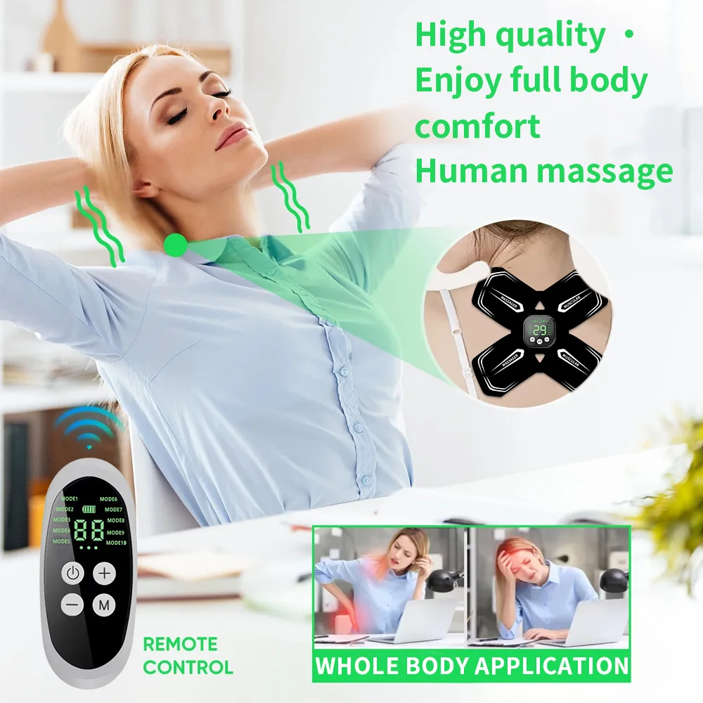 Muscle Stimulator electric neck massager Multi functional cervical massage patch Neck Legs Waist Back Massagers