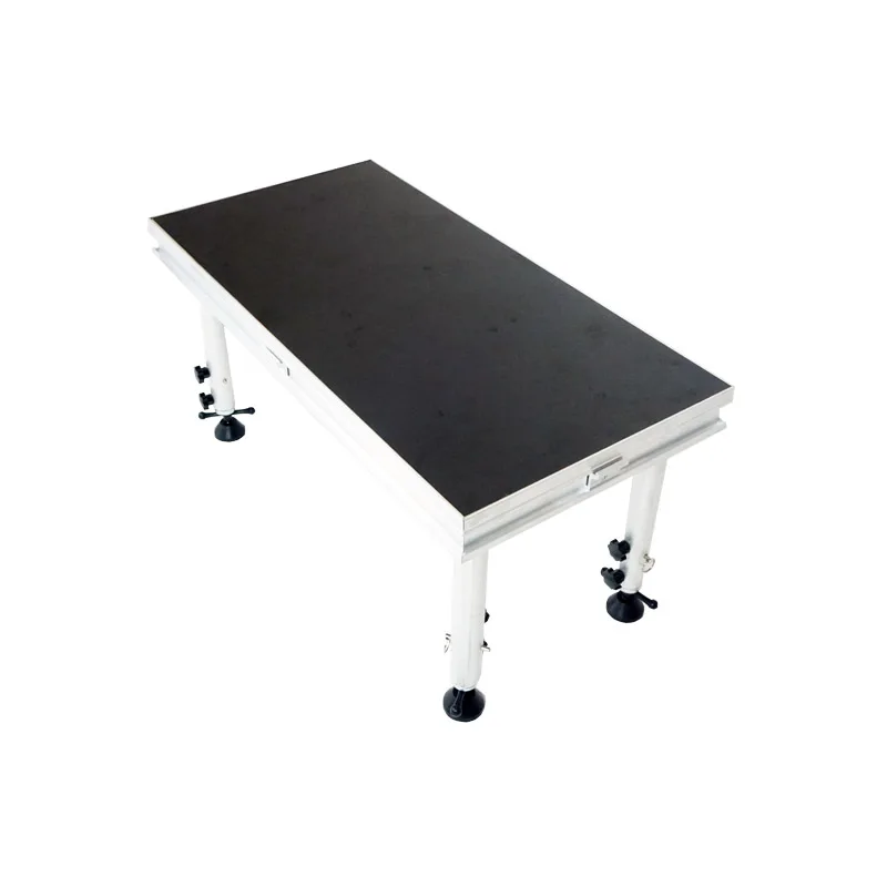 ACS DJ Setups Event Stage Outdoor Music Band Aluminum Movable Stage Platform With Four Adjustable Height Legs