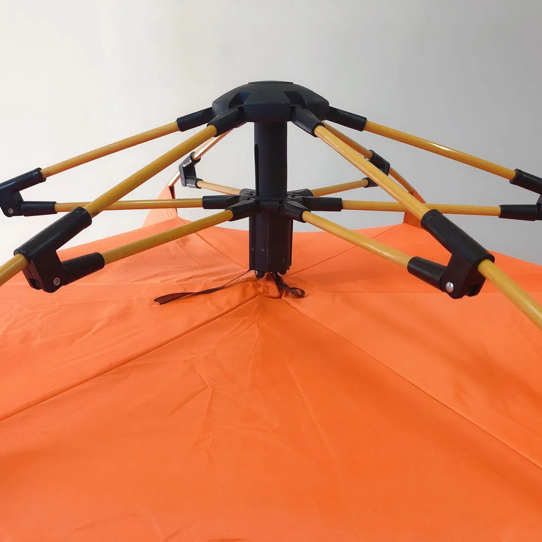 Wholesale Outdoor Travel Hexagonal Double-Layer Spring Automatic Tent Rain-Proof Dual-Use Camping Tent