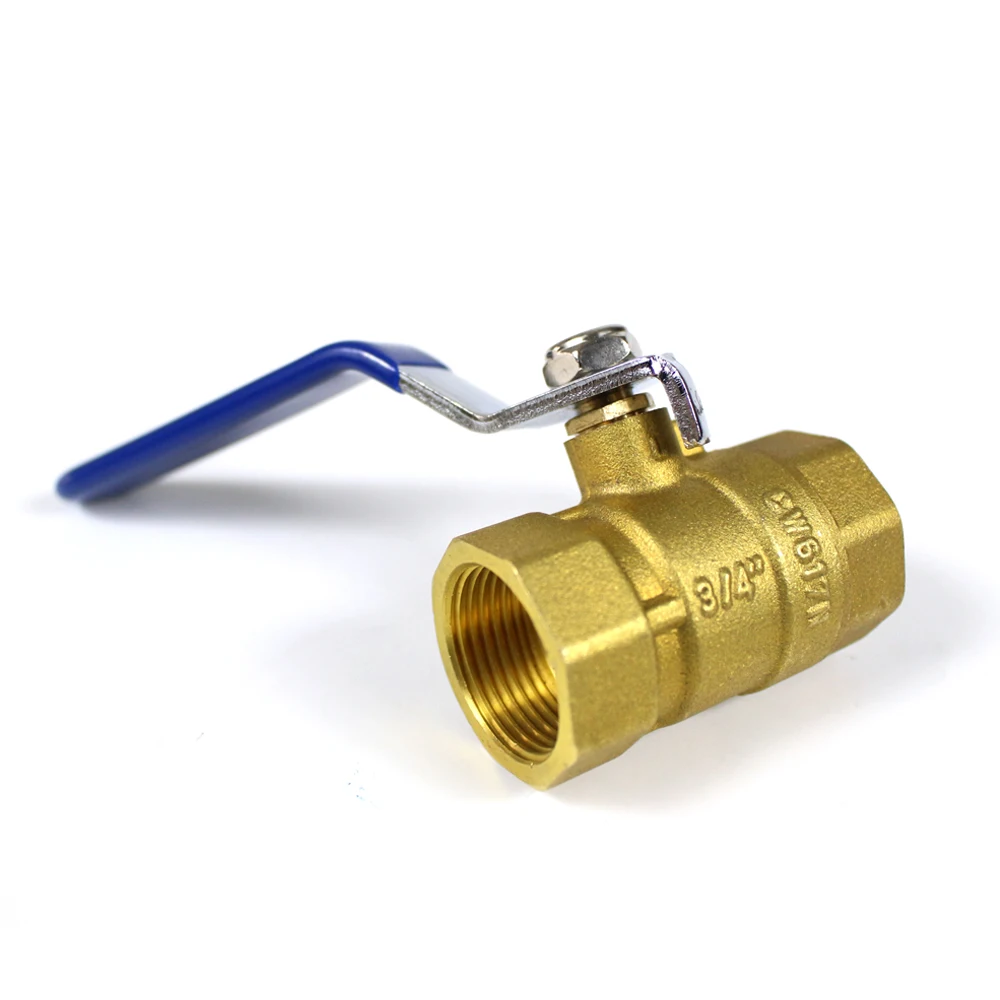 Высококачественный латунный шаровой кран с резьбой BSPT DN25 1000BS