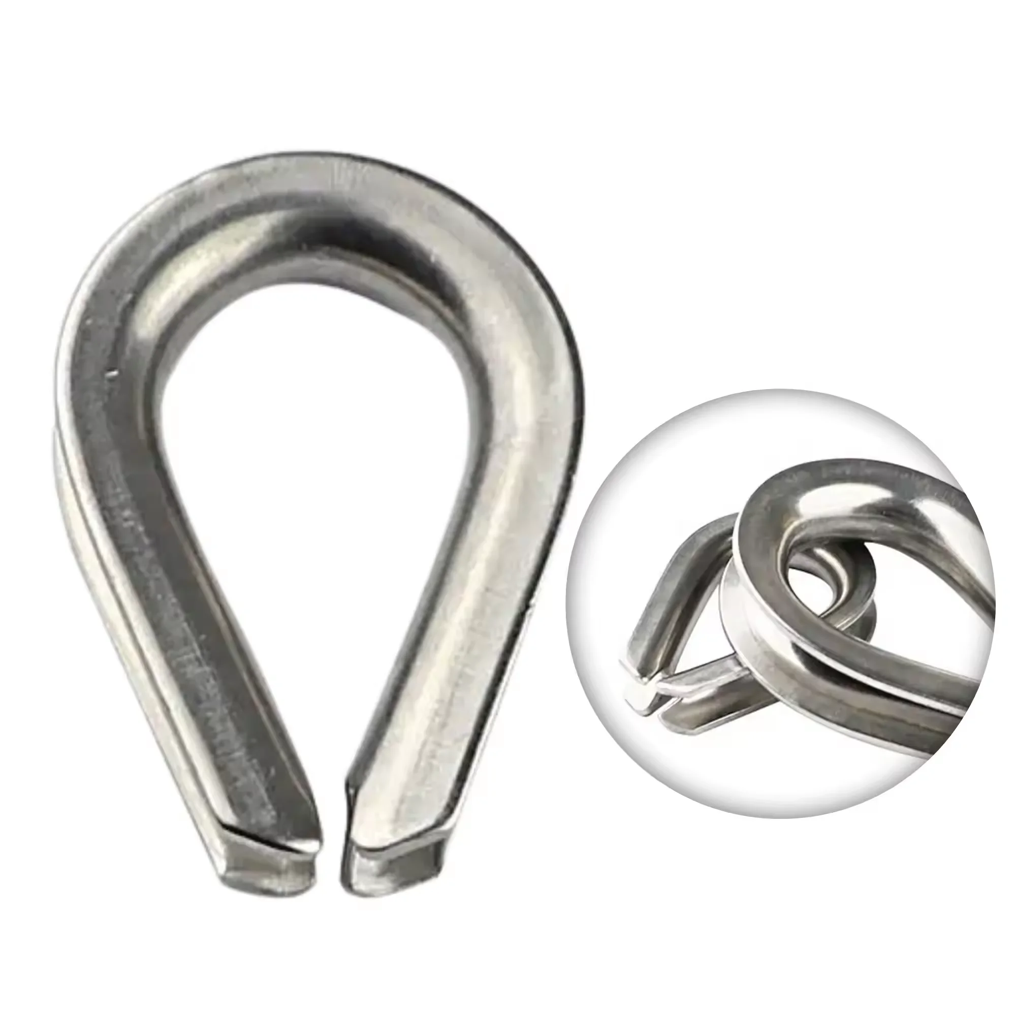 Hardware Rigging British Standard BS464 5/16'--2 1/2' Wire Rope Thimble