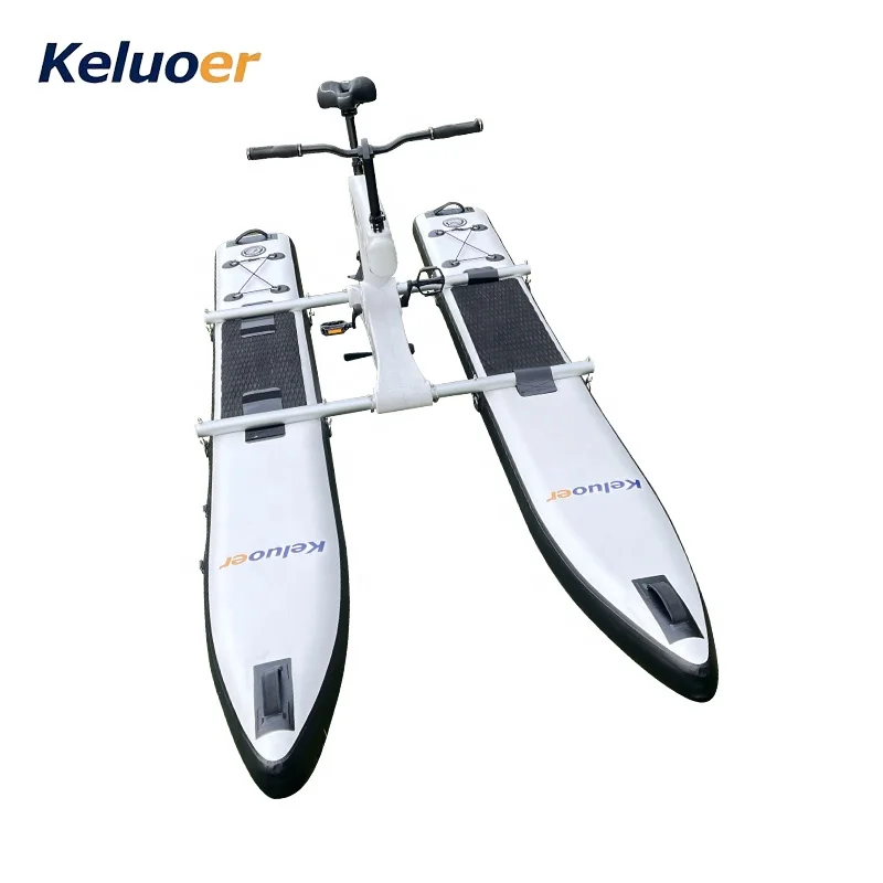 New Water Single Bike Inflatable Rubber Boat Water Park Pedal Type Sightseeing Leisure Boat