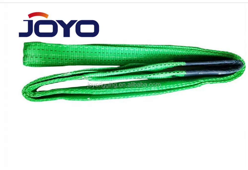 TUV GS high quality 6 ton 8Ton 10Ton 20Ton  plat double layer lifting Polyester belt webbing sling