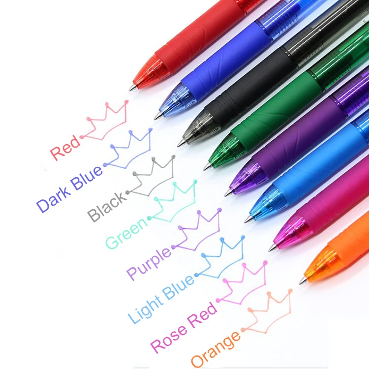 JH Promotional Plastic Erasable Pen Custom Logo 0.5mm Erasable Gel Ink Pen