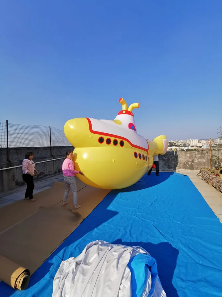 BeiLe customized PVC 4.5m Length inflatable airship for sales