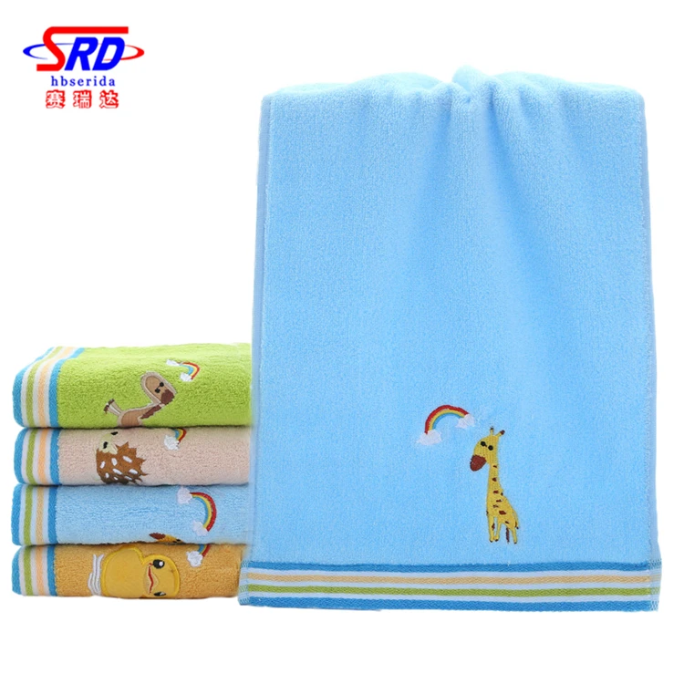 Children Baby Towels Bamboo Fiber Drying Cotton Small Square Fast Drying Washing Face Towel