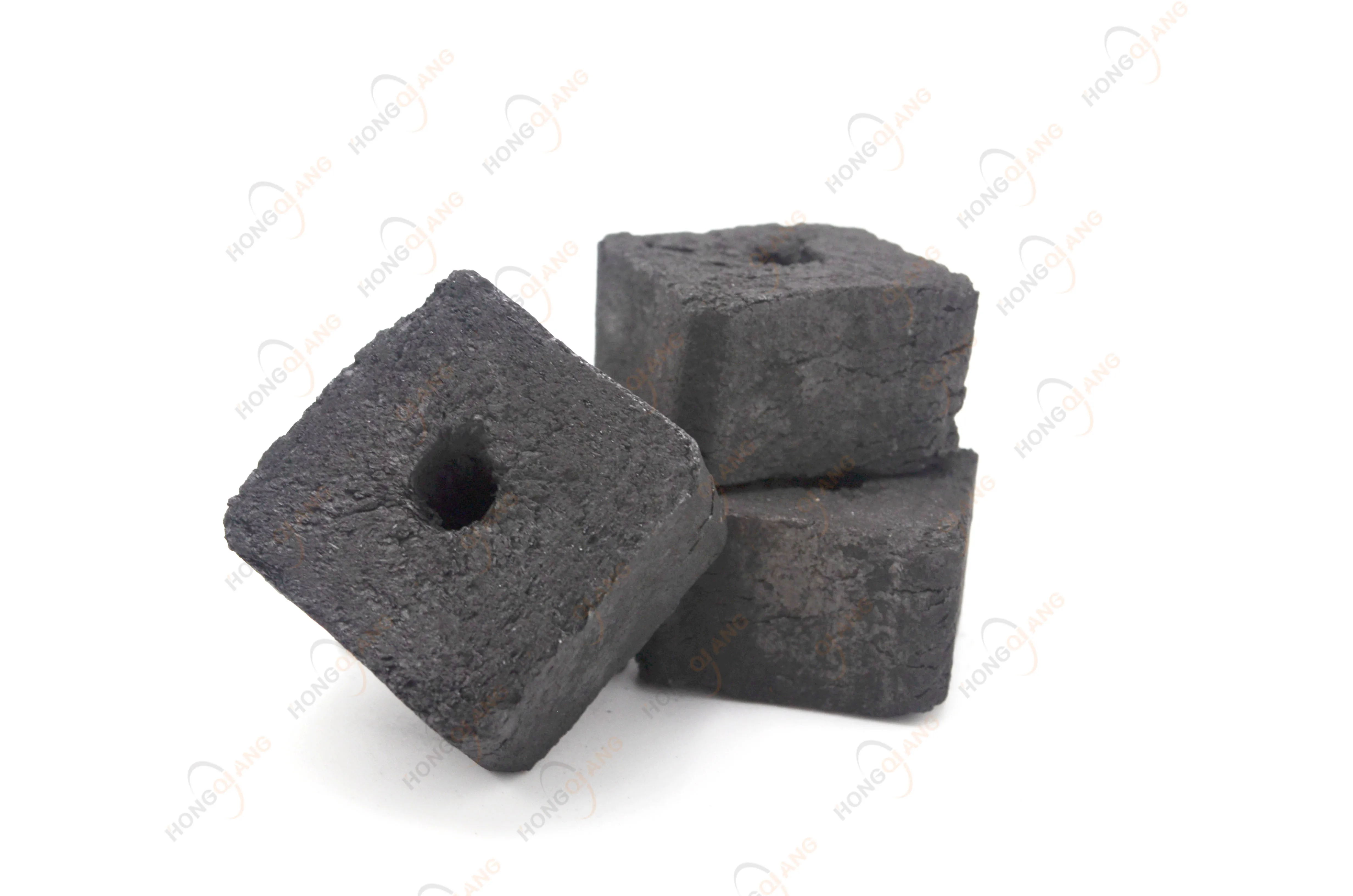 HongQiang Manufacture Iraq Bamboo Cutting Customise Brand Shisha Charcoal Hookah