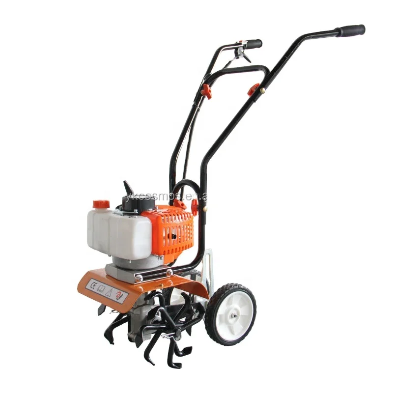 Mini Tiller Hand push cultivator 52cc 2 or 4 stroke mini power tiller Weed removal machine cultivator rotary cultivators