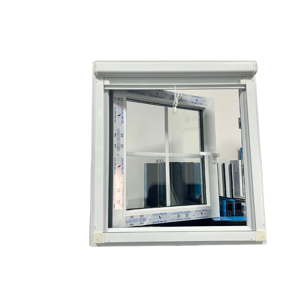 factory wholesale price hurricane impact upvc casement security roller window