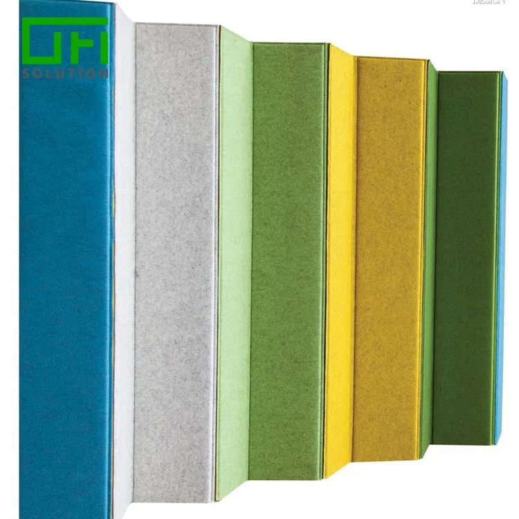 Hot Selling Customized 100% PET Polyester Sound Insulation Acoustic Panel Acoustic Screen Room Divider