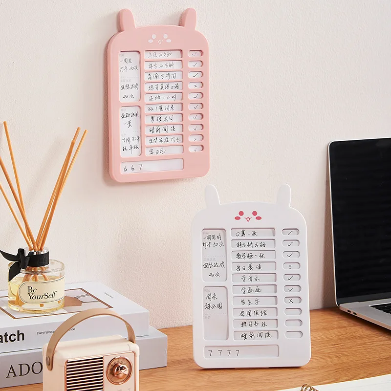 Self-discipline punch card creative learning planner punch table  student zoning task planning time management notebook