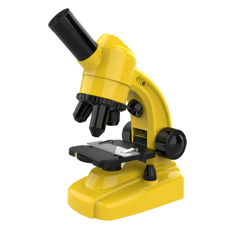 HD Optical Microscope Toys 1600x Biology Kids Science High Magnification Home Professional Students Teaching Gifts