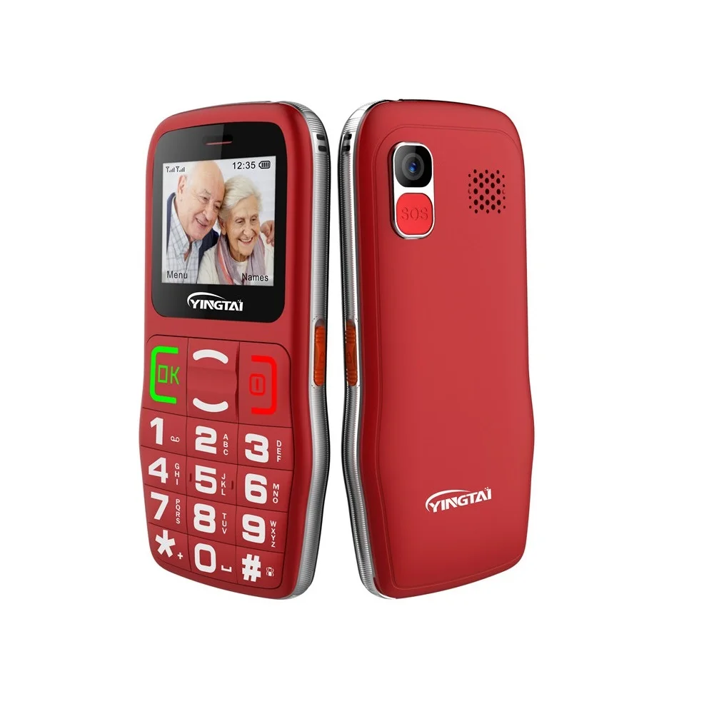 YING TAI cheap original 4g unlocked senior phone 1.77 inch dual sim 4g wholesale mobile phone for elderly people