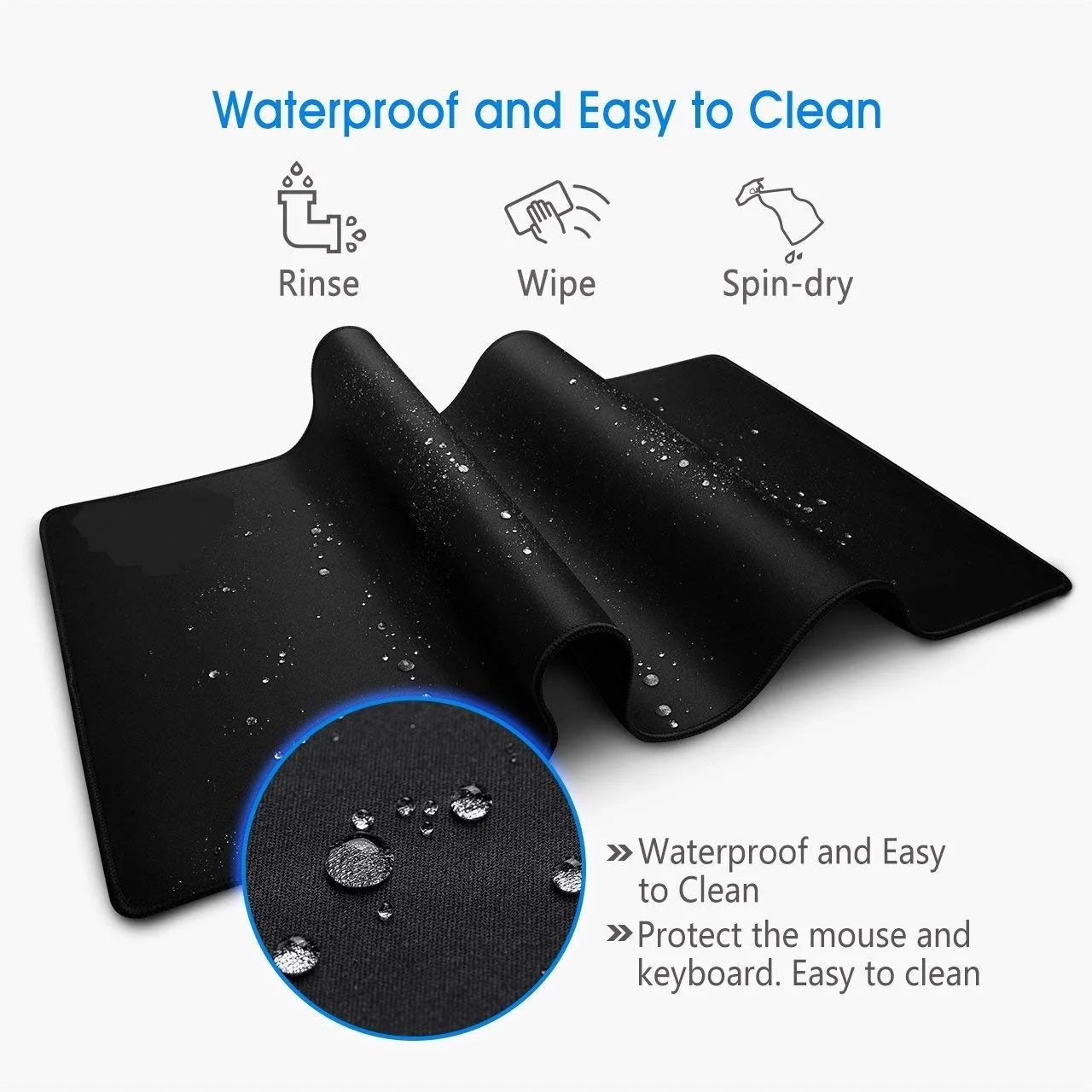 Extended Size Factory customization Non-Slip Rubber Base Special Treated Textured mouse pad