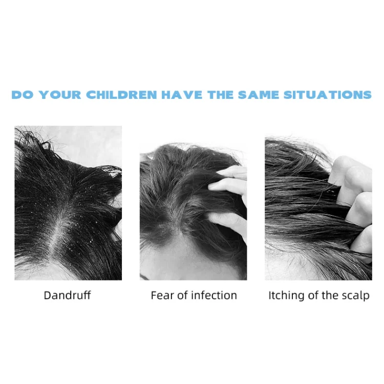 Private Label Organic Baby Hair Gel Shampoo Natural Moisturizing Anti-Lice Nits Safety Prevention for Children