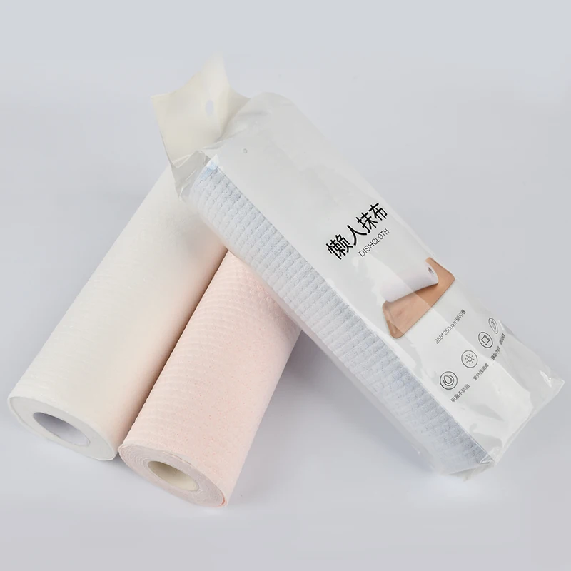 Custom Nonwoven Viscose rayon bamboo Kitchen Dish Cloth Disposable Swedish Dishcloth Cleaning Kitchen Towels