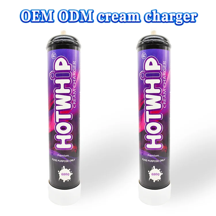 0.95L Cylinder 580G Filling Fast Whip Gas Cream Whipped Charger 615G Gas Cylinders Pallet To Uk Usa Australia