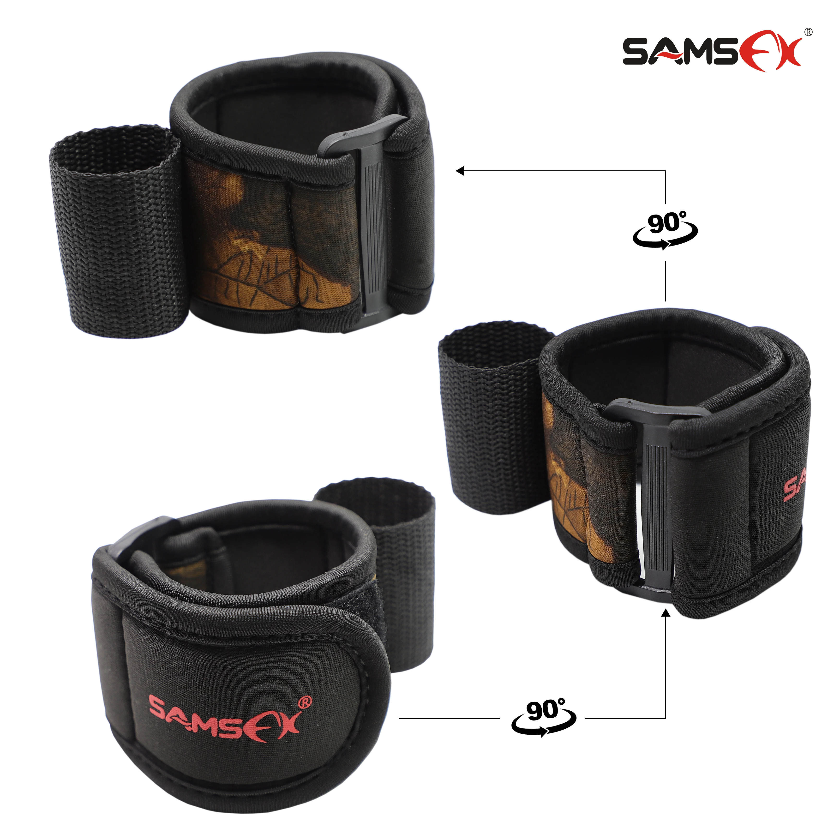 SAMSFX Cast Aid Fly Fishing Belt Rod Holder Wrist Wraps Support