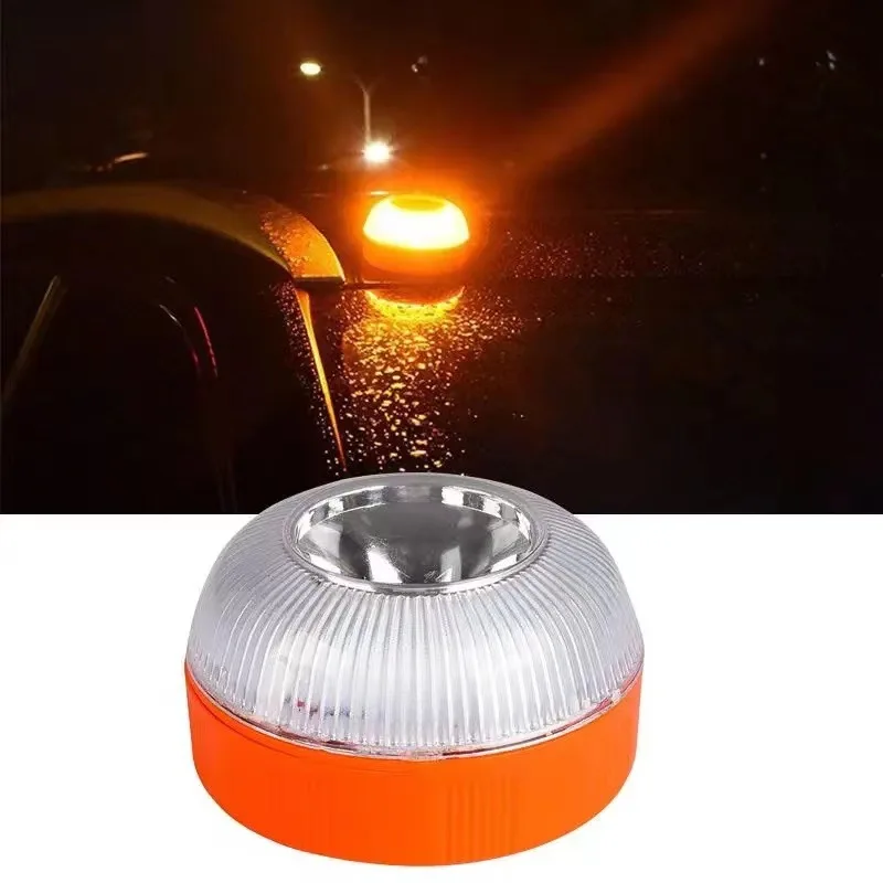 Rechargeable Emergencia Flash Traffic Sign Car Breakdown Road Flares LED Warning Light